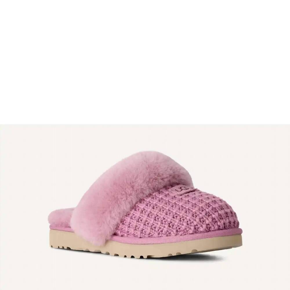 NEW UGG women's cozy knit slippers in dusty orchid